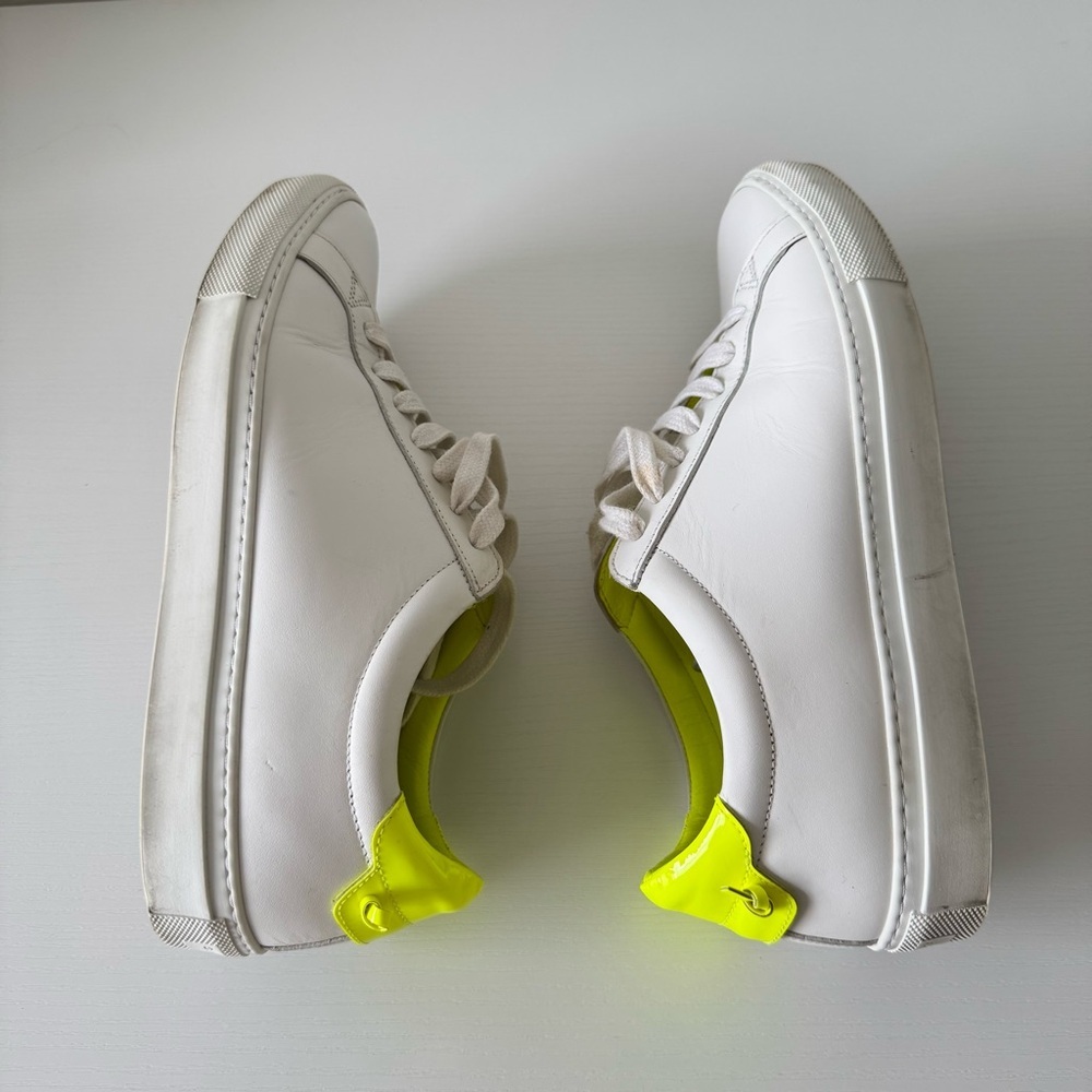 Givenchy White and Neon Green Sneakers, Size 39,5, Authentic - Picture 7 of 10